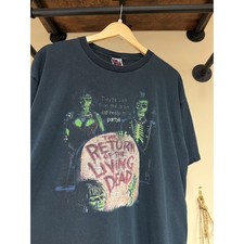 Size XL - 90s Return of the Living Dead Vintage Horror Movie Promo Chaser Shirt picture