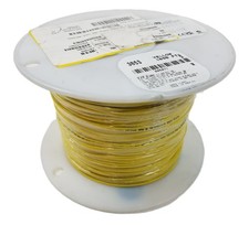 1,000ft AlphaWire 3053 YL001 Hook-Up Wire 20 AWG 300V 10/30 Stranded Yellow NEW picture