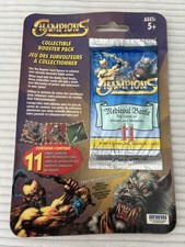Vtg 1995 Champions Medieval Battle Booster Pack Sealed Irwin Toy Card Game NEW picture