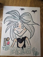 NEW Halloween drawing 🎃 of The Bride from Rankin/Bass' Mad, Mad, Mad Monsters picture