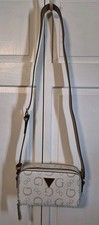 GUESS Beige, Tan And Gold Crossbody Purse *New Without Tags* SEE Pictures picture