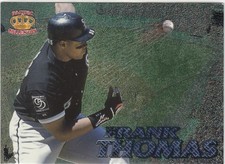 FRANK THOMAS PACIFIC PRISM FENCE BUSTERS FOIL CHICAGO WHITE SOX #FB-18 1996 96 picture