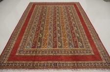 7x9 ft Red Turkish style Shawl Hand Knotted Wool Oriental Rug picture