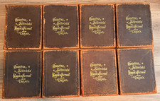 Antique 1902 Character Sketches of Romance Fiction and the Drama Vol 1-8 Books picture