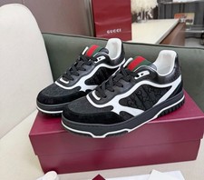 GUCCI✧RE-WEB Men's us Size Black White picture