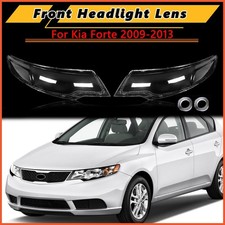 For Kia Forte 2009-2013 Headlight Headlamp Lens Cover Left & Right Replacement picture