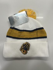 Fanatics Nashville Predators 2020 NHL Winter Classic Beanie White Knit Hat Pom picture