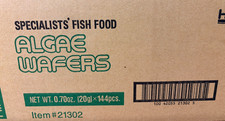 Hikari Algae Wafers 0.70 oz 20g CASE 144 Packs Tropical Fish Food 21302 picture