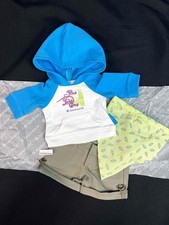 American Girl Today Outdoor Play Outfit~Camp Hoodie~Shorts~Bandana PineLake Camp picture