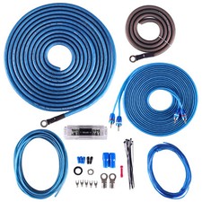 NEW SKAR AUDIO 4 GAUGE 1,200 WATT CCA AMPLIFIER WIRING KIT W RCA (SKAR4ANL-CCA) picture