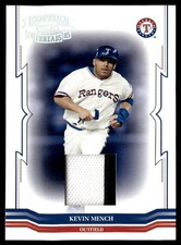 2005 Donruss Throwback Threads Material Prime Kevin Mench 07/25 Texas Rangers picture