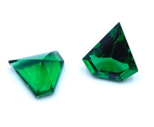 10 Ct Pair Columbian Green Emerald GIE Certified Fancy Cut Loose Gemstone picture