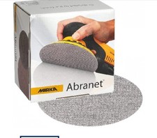 Mirka Abranet 6 Inch P800 Dust Free Sanding Discs 50 Pack For Orbital Sanders picture