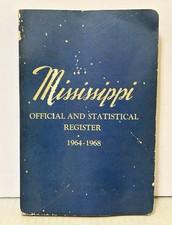 Rare 1964-1968 Mississippi BLUE BOOK - Heber Ladner, Secretary of State picture