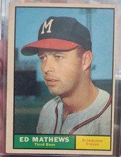 1961 Topps - Eddie Mathews #120 picture