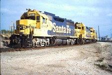 ATSF 2901 may89 kodachrome train photo slide 35mm picture