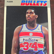 Fleer 1987-88 John Williams Washington Bullets #34 Base Set NBA Vintage picture
