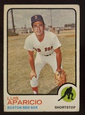 1973 Topps - HOF Luis Aparicio #165 Boston Red Sox  picture