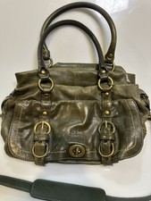 Coach Legacy Garcia Satchel 12704 Bottle Green Olive Leather 65th Anniversary picture