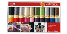 Gutermann Thread Set: Sew-All: 100m: Pack of 20, Assorted picture