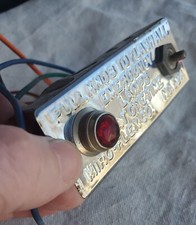 Vintage Red Jewel Indicator Emergency Flasher Control Module Miro-Flex Co No 524 picture