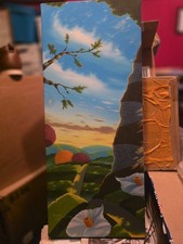RARE Michael Provenza Canvas Painting SIGNED 10x24 picture