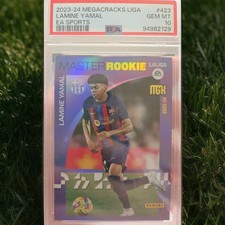 2023-24 Panini Megacracks La Liga - PSA 10 Master Rookie Lamine Yamal #423  picture