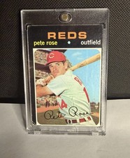 1971 Topps Pete Rose Cincinnati Reds⚾️Vintage🔥TOUGH CARD picture
