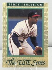 1992 Donruss - The Elite Series Terry Pendleton #16 /10000 picture