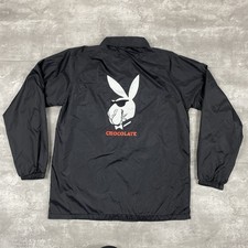 vintage CHOCOLATE SKATEBOARDS windbreaker jacket M y2k camel bunny parody skate picture