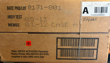 Vintage US Military MRE Case A 12 Meals Factory Sealed Menus 1-12 Early 2010s picture
