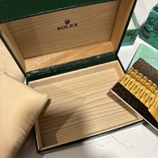 100% Genuine Vintage Rolex Datejust Box  FULL Booklets  Booklet As Seen In Pc picture