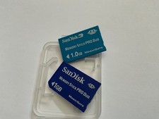 2pcs 1gb  Sandisk  blue Sony PRO Duo memory stick for Cybershot pro duo cameras picture