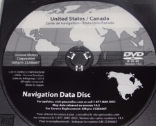 2007-2009 Cadillac Escalade Navigation DVD Map Update Final Version 23286667 picture