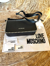 Love Moschino Black Studded Pebbled Leather Crossbody  Original price $600 picture