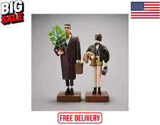Leon and Mathilda The Professional Movie Action Figures Statue Model Toy Gift picture
