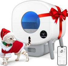Automatic Self-Cleaning Cat Litter Box Large Capacity for App Control Open Box picture