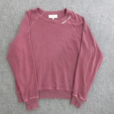 The Great Sweatshirt Womens 1 Pink Terry Crewneck Pullover Work Wife Embroidered picture