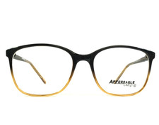 Affordable Designs Eyeglasses Frames FAY BROWN Square Full Rim 52-18-140 picture