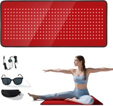 Red Light Therapy Mat for Full Body, Foldable 340 LEDs Near Infrared Light Thera picture