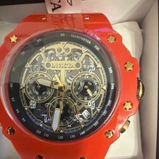 New in box.  Invicta racing vaulthan 69654 red watch picture