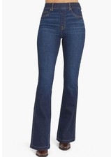 NEW Spanx Midnight Shade Flare Denim Jeans SZ S/P picture