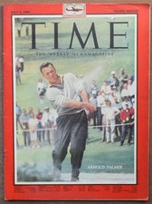 Time Magazine May 1960 Arnold Palmer Golf’s King-Pacific Edition picture