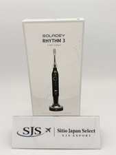 SOLADEY Rhythm3 Sonic Electric Toothbrush Piano Black USB Rechargeable Japan New picture