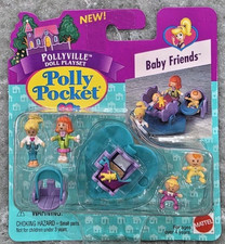 Polly Pocket Vintage 1996 BABY FRIENDS New Sealed MOC picture