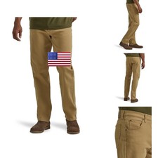 Wrangler Authentics Men's Classic 5-Pocket Relaxed Flex Jean Harvest 34W x 28L picture