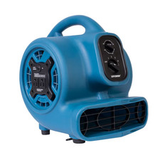 XPOWER P-230AT 925 CFM 1/4HP 3 Speed Air Mover with Built In Power Outlets - NEW picture