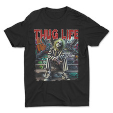 Beetlejuice Thug Life T-Shirt, Halloween , Horror Icon, Scary Killers Tee picture