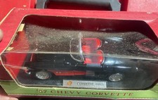 57 Chevy Corvette Convertible Die Cast Black picture