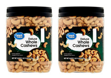 Great Value Deluxe Whole Cashews, 30 oz pack of 2 picture